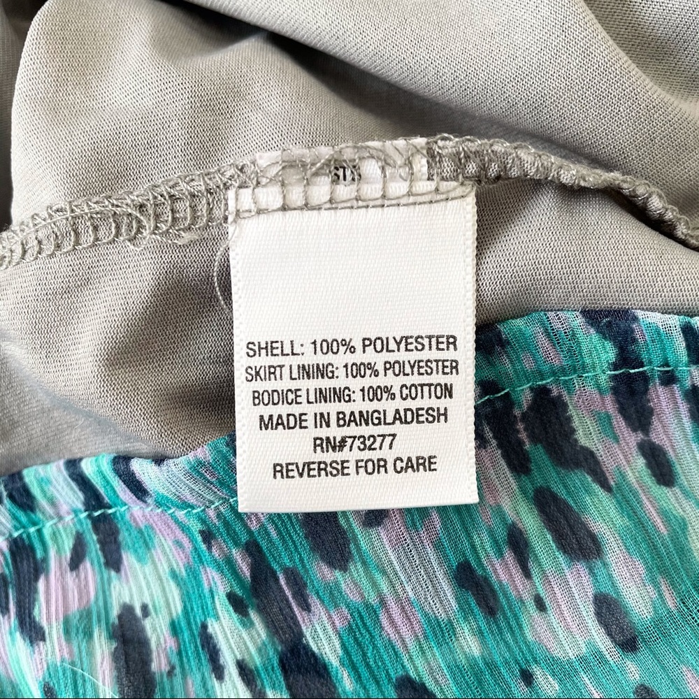 Double Layered Abstract Pattern Tank Dress - Picture 5 of 5